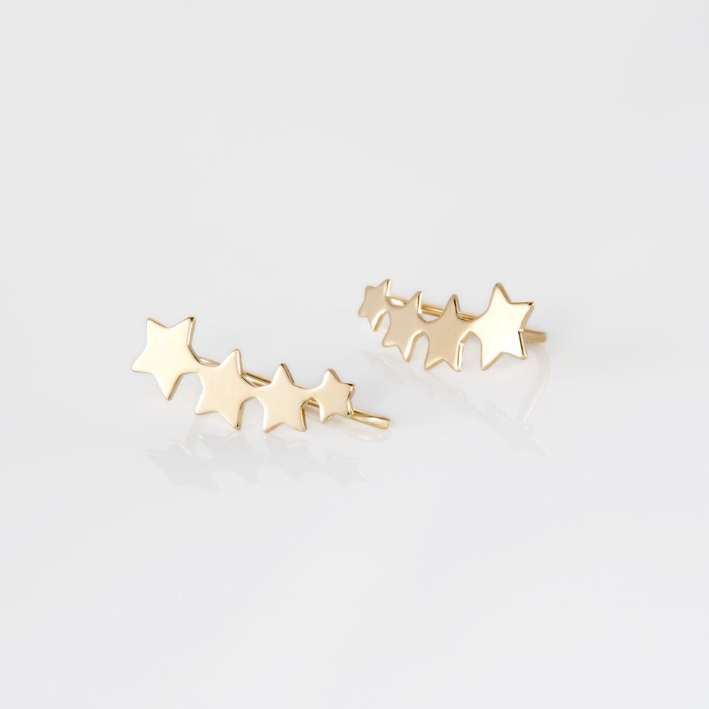 Boucles D'oreilles Grimpantes Plaqué Or Nayeli - Boucles d'oreilles fantaisie Femme | Histoire d’Or