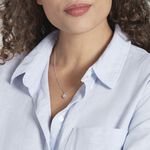 Pendentif Miyah Or Blanc Topaze - Pendentifs Femme | Histoire d&rsquo;Or