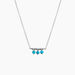 Collier Della Argent Blanc Turquoise - Colliers fantaisie Femme | Histoire d’Or