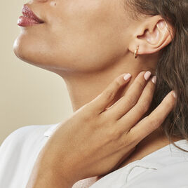 Créoles Youri Or Jaune - Boucles d'oreilles créoles Femme | Histoire d’Or