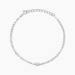 Bracelet Nexus Argent Blanc Oxyde De Zirconium - Bracelets Femme | Histoire d&rsquo;Or