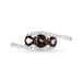 Bague Chloe Or Blanc Quartz Et Oxyde De Zirconium - Bagues solitaires Femme | Histoire d’Or