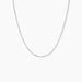 Chaîne Claudine Maille Forçat Argent Blanc - Chaines Femme | Histoire d’Or