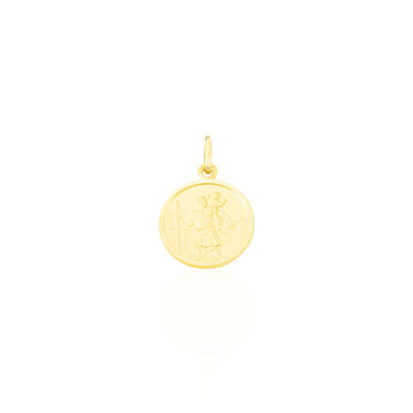 Pendentif Saint Christophe Or Jaune