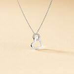 Collier Melesine Or Blanc Diamant - F&ecirc;te des m&egrave;res Femme | Histoire d&rsquo;Or