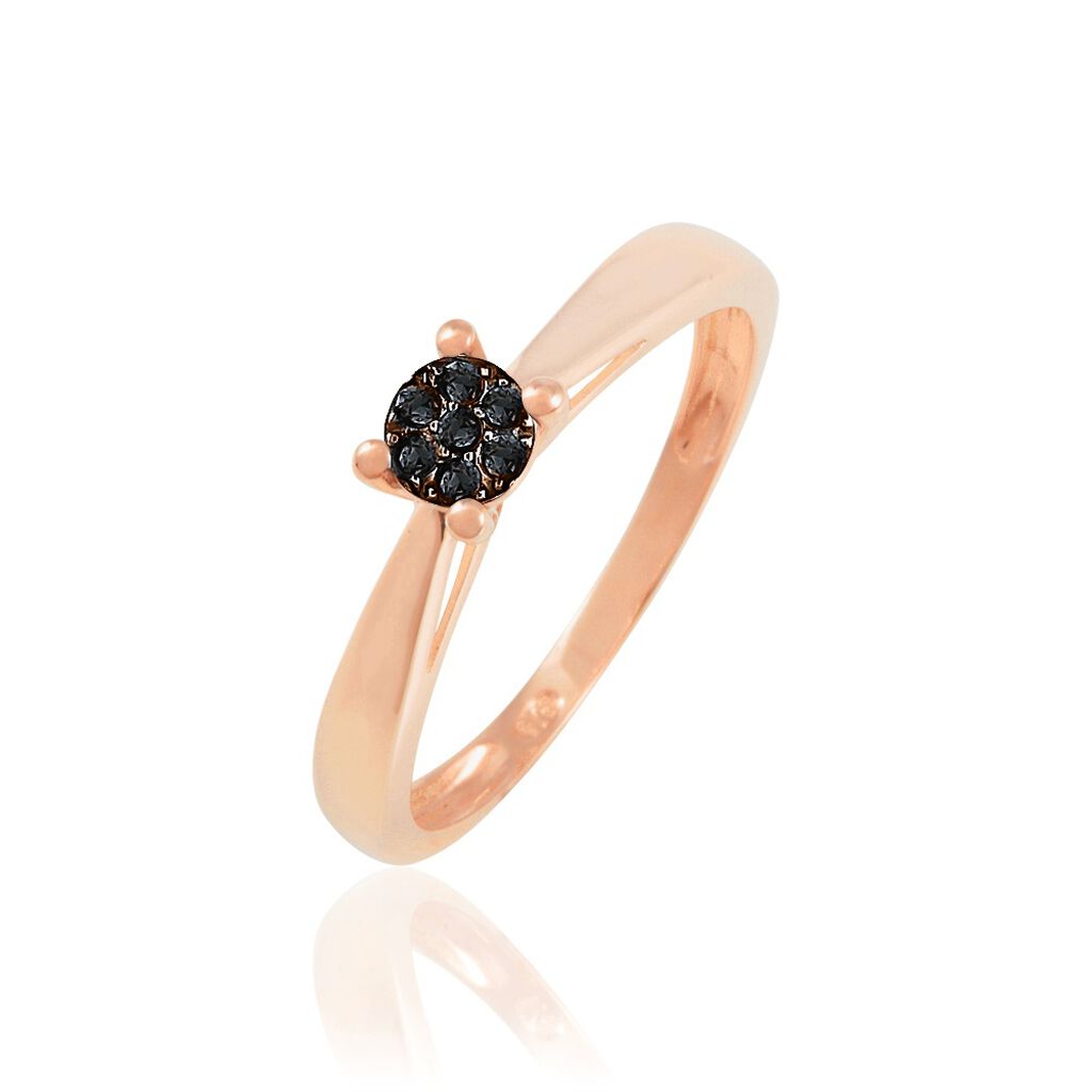 Bague Solitaire Collection Grace Or Rose Diamant - Bagues solitaires Femme | Histoire d&rsquo;Or