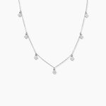 Collier Lysandra Argent Blanc Oxyde De Zirconium - Colliers fantaisie Femme | Histoire d&rsquo;Or