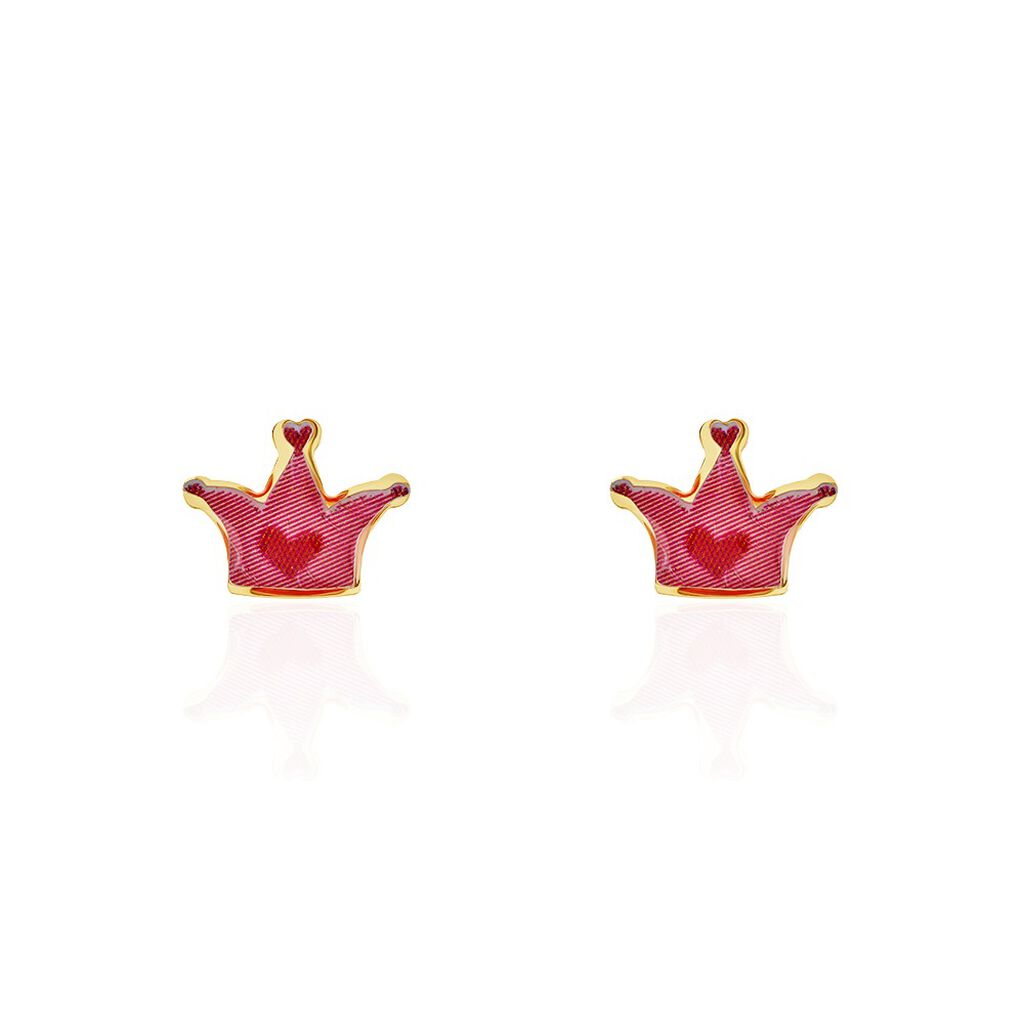 Boucles D'oreilles Puces Quinn Or Jaune - Clous d'oreilles Enfant | Histoire d&rsquo;Or