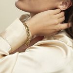 Bracelet Acier Dor&eacute; Jonie - Bracelets cha&icirc;ne Femme | Histoire d&rsquo;Or