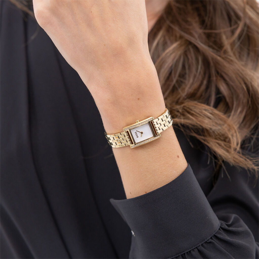 Montre Boss Lucy Precious Blanc - Nouveautés montres Femme | Histoire d’Or