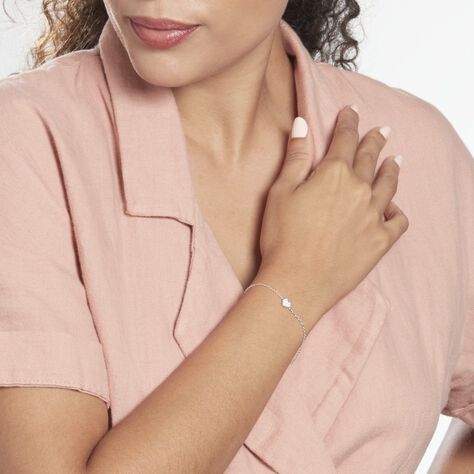 Bracelet Ilsebey Argent Oxyde - Bracelets Coeur Femme | Histoire d’Or