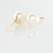 Boucles D'oreilles Puces Suki Rondes Nacres Or Jaune Perle De Culture - Clous d'oreilles Femme | Histoire d’Or