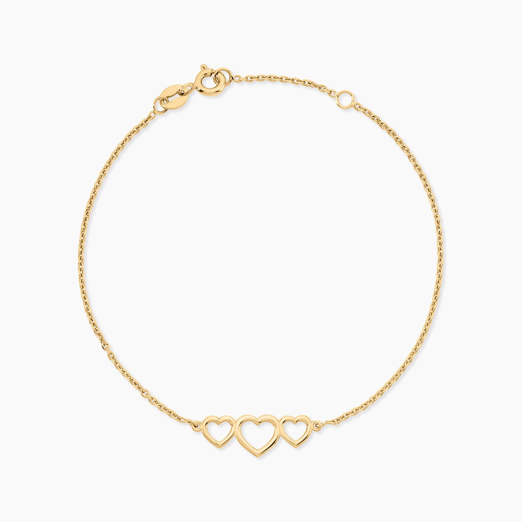 Bracelet Mayron Argent Dor&eacute; A L'Or 750/1000 - F&ecirc;te des m&egrave;res Femme | Histoire d&rsquo;Or