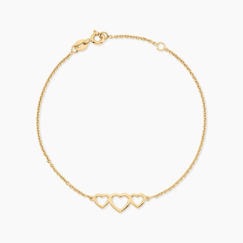 Bracelet Mayron Argent Dor&eacute; A L'Or 750/1000 - F&ecirc;te des m&egrave;res Femme | Histoire d&rsquo;Or
