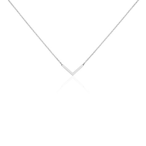 Collier Argent Blanc  Lakia - Colliers fantaisie Femme | Histoire d’Or