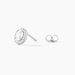 Boucles D'oreilles Puces Albertina Argent Blanc Oxyde De Zirconium - Boucles d'oreilles fantaisie Femme | Histoire d’Or