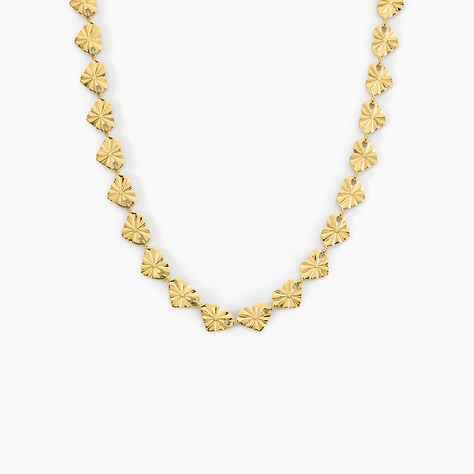 Collier Calliandra Acier Jaune - Colliers fantaisie Femme | Histoire d&rsquo;Or