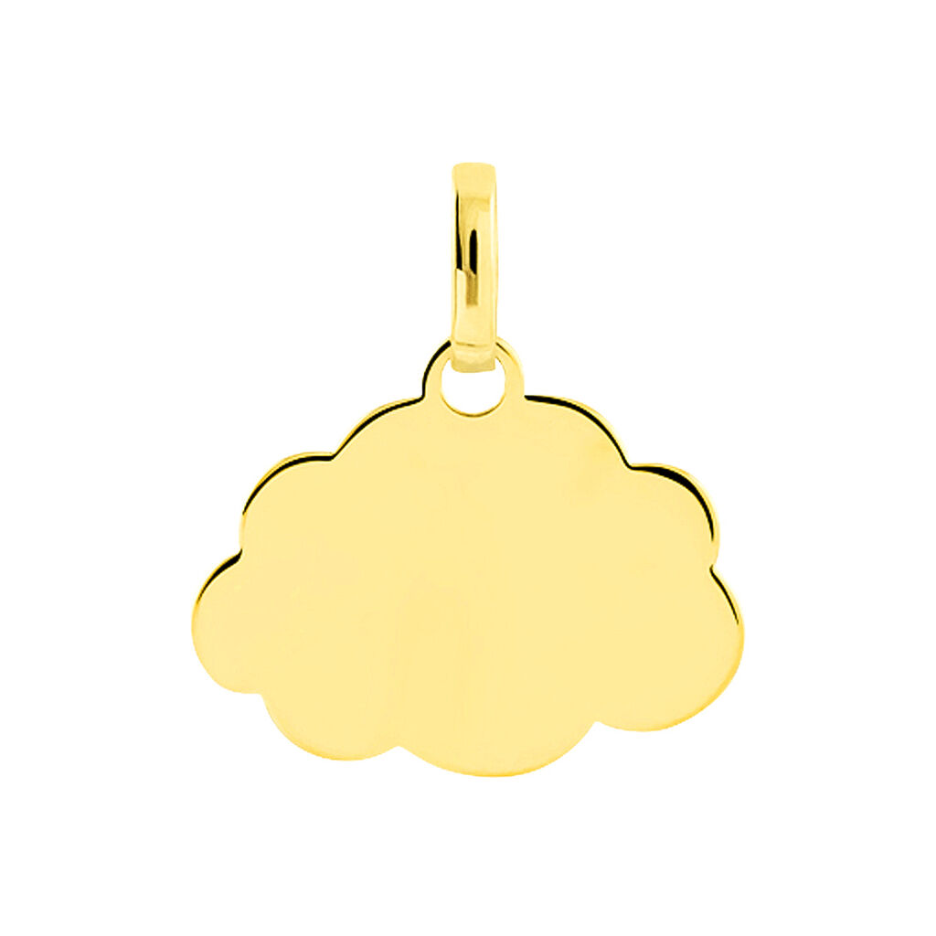 Pendentif Ange Nuage Or Jaune - Cadeaux de naissance Enfant | Histoire d’Or