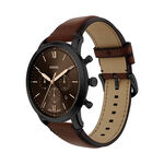 Montre Fossil Neutra Chrono Noir - Montres Homme | Histoire d&rsquo;Or