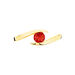 Bague Tiphaine Or Jaune Rubis - Bagues solitaires Femme | Histoire d’Or