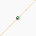 Bracelet Lucky Gems Or Jaune Amazonite - Bracelets Femme | Histoire d&rsquo;Or