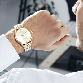 Montre Hugo Focus Champagne - Montres Homme | Histoire d’Or