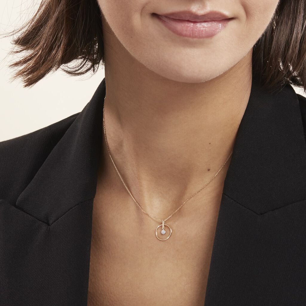 Collier Or Jaune Adrienn Diamants - Colliers Femme | Histoire d’Or