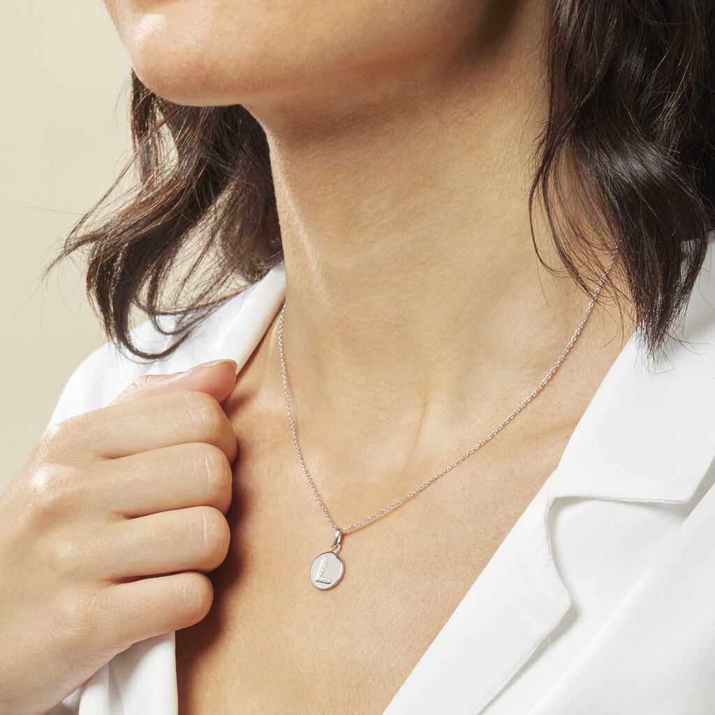 Collier Argent Eugenien Oxydes De Zirconium - Colliers fantaisie Femme | Histoire d’Or