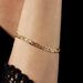 Bracelet Capucin Or Jaune Maille Marine Plate - Bracelets chaîne Femme | Histoire d’Or