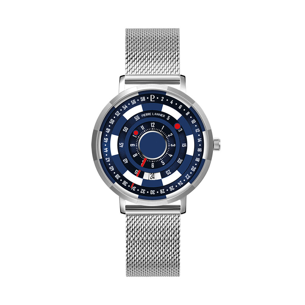 Montre Pierre Lannier Lannier Blackjack Bleu - F&ecirc;te des p&egrave;res Homme | Histoire d&rsquo;Or