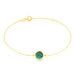 Bracelet Florica Or Jaune Malachite - Bracelets Femme | Histoire d’Or