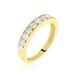 Demi-alliance Or Jaune Valentine Diamants Synthetique - Alliances Femme | Histoire d’Or