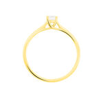 Bague Solitaire Victoria Or Jaune Diamant - Bagues solitaires Femme | Histoire d&rsquo;Or
