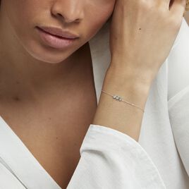 Bracelet Or Blanc Abital Diamants - Bracelets Femme | Histoire d’Or