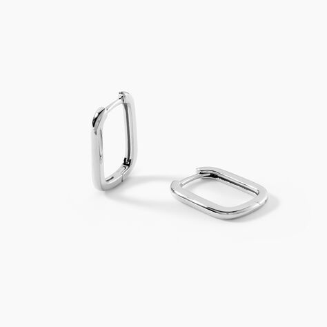 Cr&eacute;oles Carlota Argent Blanc - Boucles d'oreilles cr&eacute;oles Femme | Histoire d&rsquo;Or