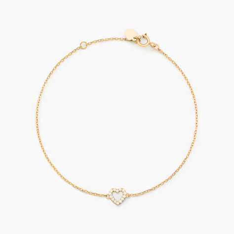 Bracelet Eufemia Or Jaune Oxyde De Zirconium - Bracelets Femme | Histoire d’Or