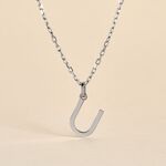 Pendentif Ionia Lettre Or Blanc - Pendentifs Famille | Histoire d&rsquo;Or