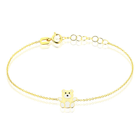 Bracelet Mae Ourson Or Jaune - Bracelets Enfant | Histoire d&rsquo;Or