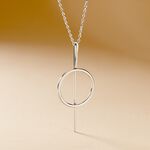 Collier Sautoir Timie Acier Blanc - Sautoirs Femme | Histoire d&rsquo;Or