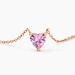 Collier Kelvyn Argent Rose Oxyde De Zirconium - Colliers fantaisie Femme | Histoire d’Or