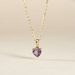 Pendentif Miyah Or Jaune Amethyste - Pendentifs Femme | Histoire d&rsquo;Or