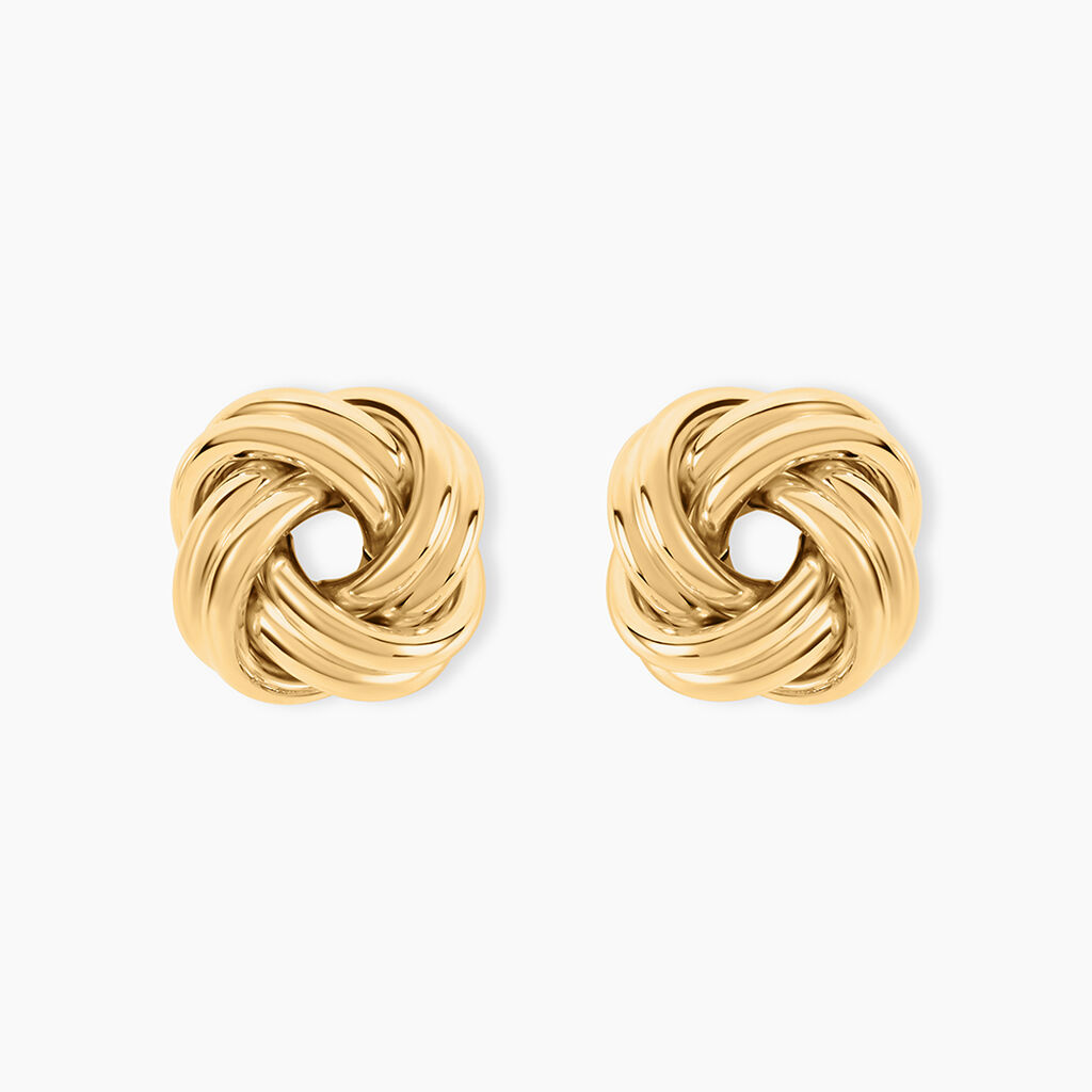 Boucles D'Oreilles Puces Gawain Or Jaune