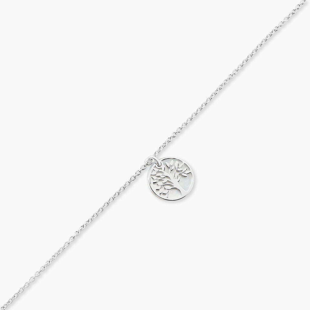 Bracelet Argent Blanc Sofee Nacre - Bracelets Femme | Histoire d&rsquo;Or