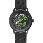 Montre Pierre Lannier Paddock Noir - Montres Homme | Histoire d&rsquo;Or