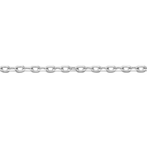 Chaîne Maille Forçat Diamantee Or Blanc - Chaines Famille | Histoire d’Or