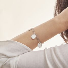 Bracelet Chrystiane Argent Blanc - Bracelets Femme | Histoire d’Or