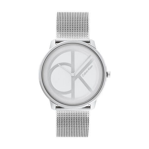 Montre Calvin Klein Iconic Mesh Argent - Montres Femme | Histoire d&rsquo;Or