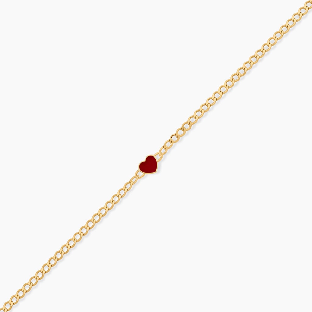 Bracelet Sweetheart Argent Dor&eacute; A L'Or 750/1000 - F&ecirc;te des m&egrave;res Femme | Histoire d&rsquo;Or