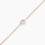 Bracelet Phanie Argent Rose Oxyde De Zirconium - Bracelets Femme | Histoire d&rsquo;Or