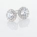 Boucles D'oreilles Puces Eternite Argent Blanc Oxyde De Zirconium - Boucles d'oreilles fantaisie Femme | Histoire d’Or